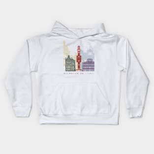 Salvador de Bahia V2 skyline poster Kids Hoodie